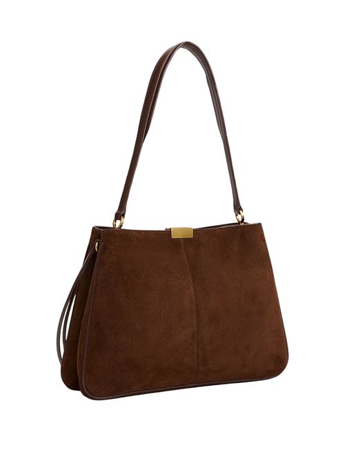 Borsa marrone in pelle scamosciata Tommy Hilfiger | AW0AW18201GV0